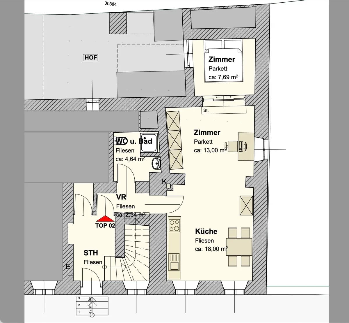 1-Zimmer-Wohnung mieten in Steyr – 45 m², € 755 – Bild 18 von 18
