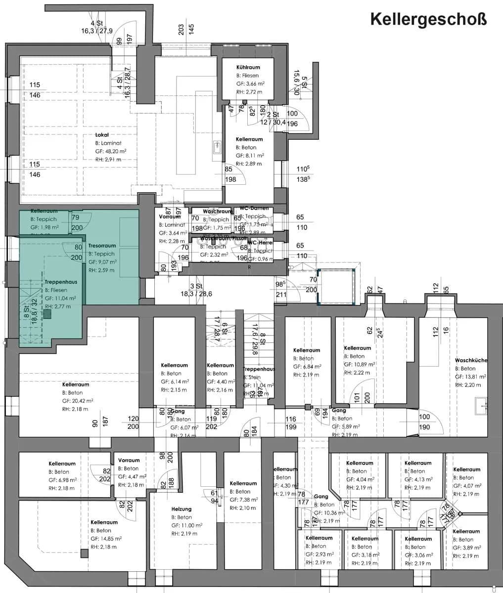 Gewerbeimmobilie mieten in Salzburg Stadt – 376 m², € 2.700 – Bild 9 von 11