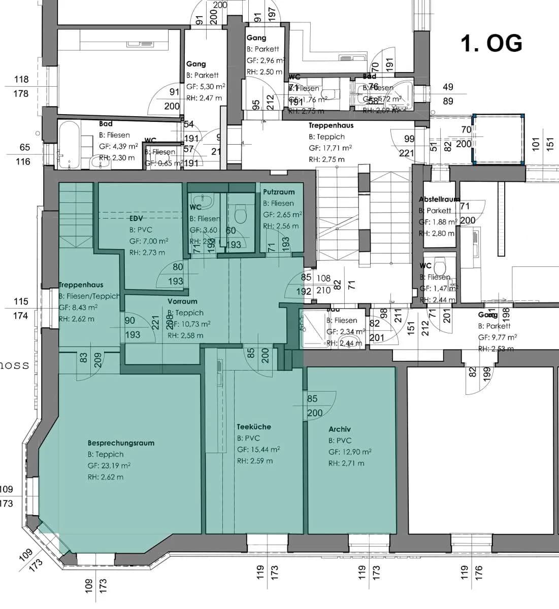 Gewerbeimmobilie mieten in Salzburg Stadt – 376 m², € 2.700 – Bild 11 von 11