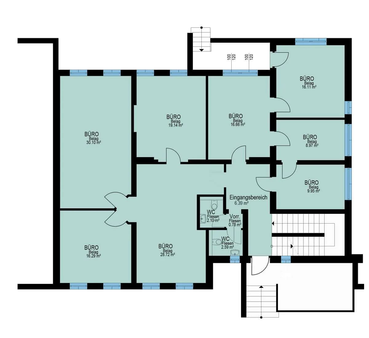 Gewerbeimmobilie mieten in Salzburg Stadt – 158 m², € 2.012 – Bild 5 von 5