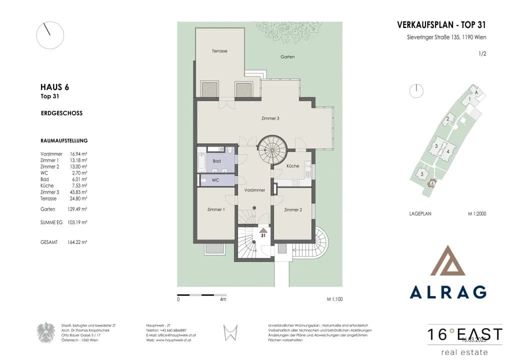 3-Zimmer-Wohnung kaufen in Wien – 164,22 m², € 1.090.000 – Bild 32 von 33
