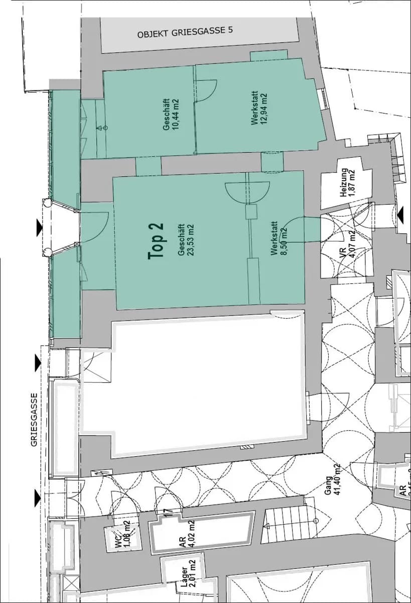 Gewerbeimmobilie mieten in Salzburg Stadt – 57 m², € 4.440 – Bild 7 von 7