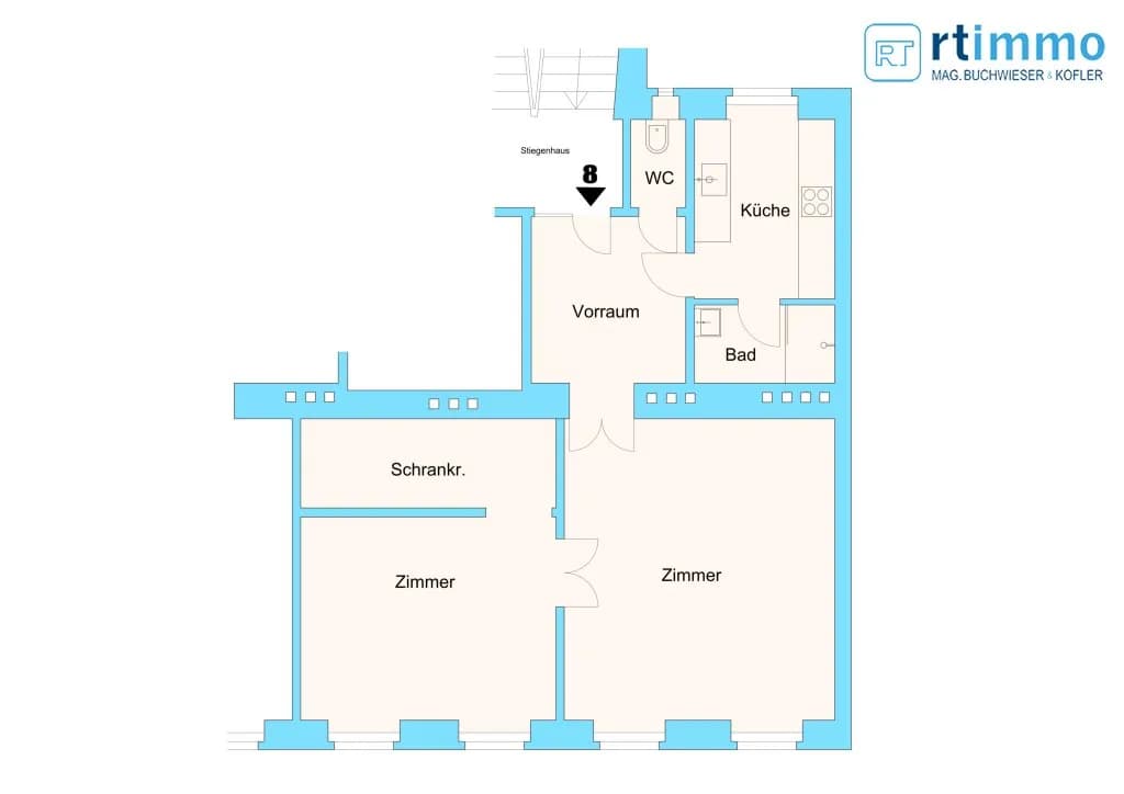 2-Zimmer-Wohnung kaufen in Wien – 63,2 m², € 439.000 – Bild 13 von 13