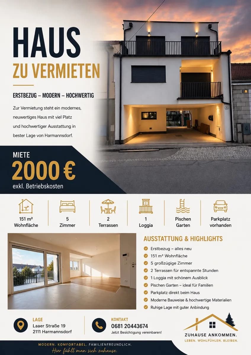 5-Zimmer-Haus mieten in Korneuburg – 151 m², € 2.000 – Bild 20 von 20