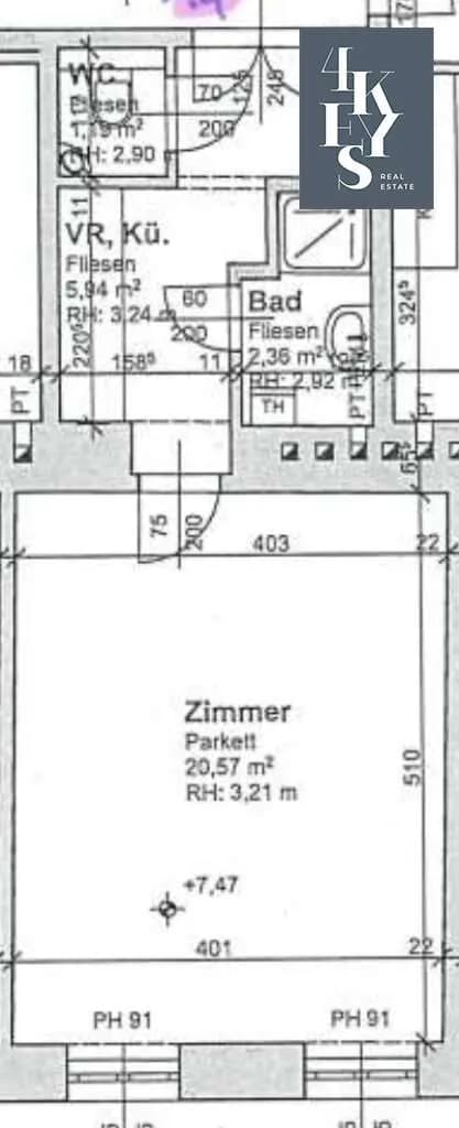 1-Zimmer-Wohnung kaufen in Wien – 29,47 m², € 149.000 – Bild 23 von 24