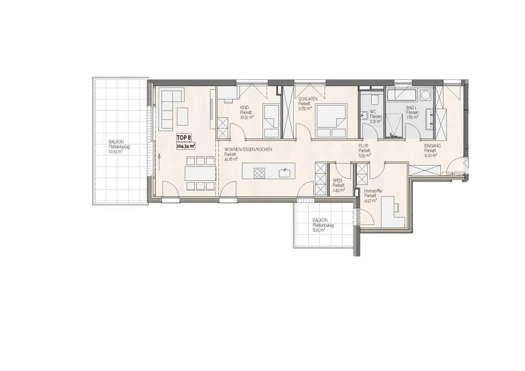 4-Zimmer-Wohnung kaufen in Gmunden – 104,34 m², € 925.000 – Bild 3 von 10