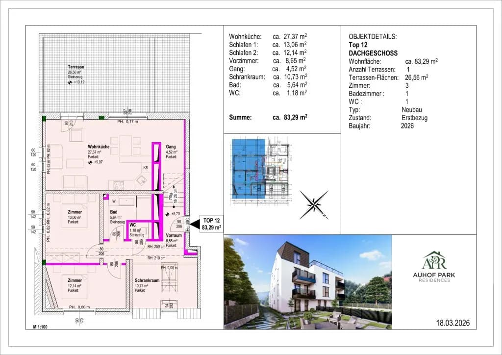 3-Zimmer-Wohnung kaufen in Wien – 83,29 m², € 775.200 – Bild 15 von 15
