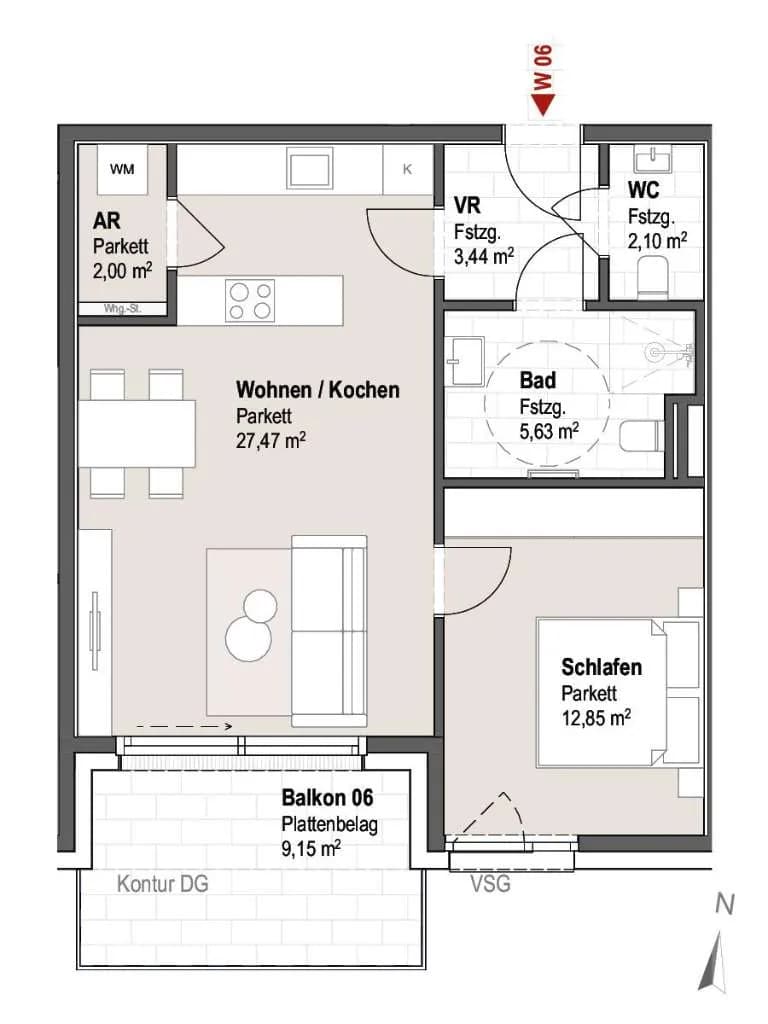 2-Zimmer-Wohnung kaufen in Zell am See – 53,49 m², € 417.222 – Bild 3 von 6