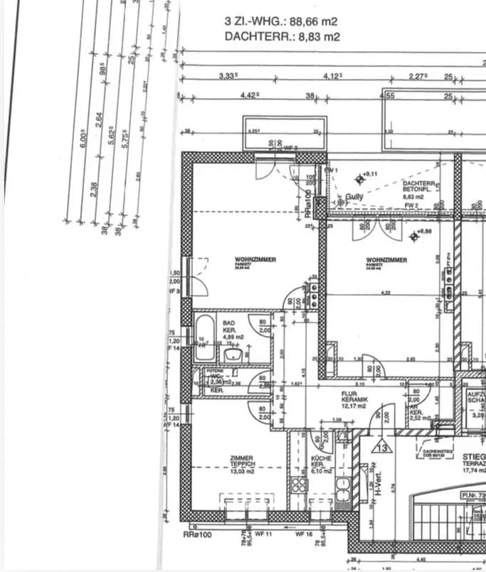 3-Zimmer-Wohnung mieten in Sankt Pölten Land – 90 m², € 1.780 – Bild 21 von 21