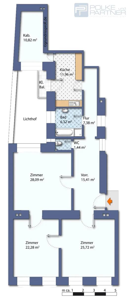 3-Zimmer-Wohnung kaufen in Wien – 130 m², € 690.000 – Bild 3 von 3