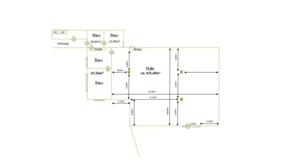 Gewerbeimmobilie mieten in Graz-Umgebung – 545 m², € 4.248 – Bild 14 von 15
