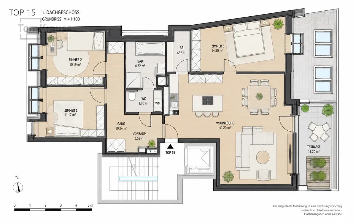 4-Zimmer-Wohnung kaufen in Wien – 123,8 m², € 1.270.000 – Bild 28 von 31