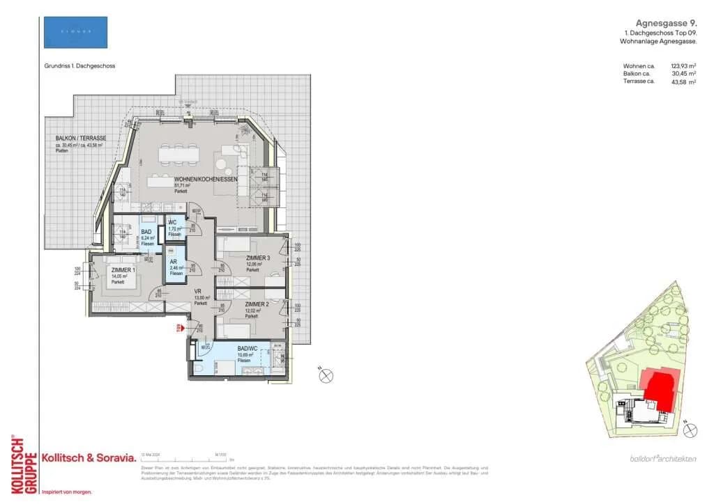 4-Zimmer-Wohnung kaufen in Wien – 123,93 m², € 1.639.000 – Bild 9 von 9