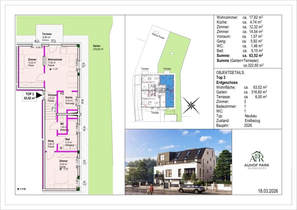 3-Zimmer-Wohnung kaufen in Wien – 64,83 m², € 641.250 – Bild 20 von 20