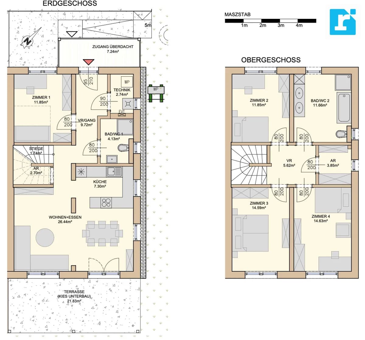 5-Zimmer-Wohnung kaufen in Oberwart – 130 m², € 497.000 – Bild 3 von 3