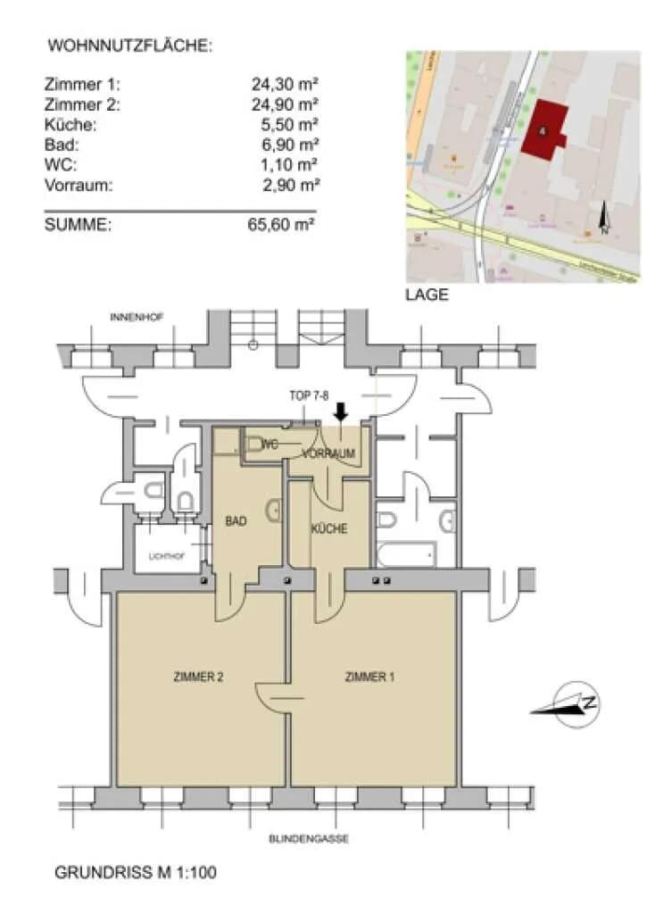 2-Zimmer-Wohnung kaufen in Wien – 66,3 m², € 329.000 – Bild 14 von 14