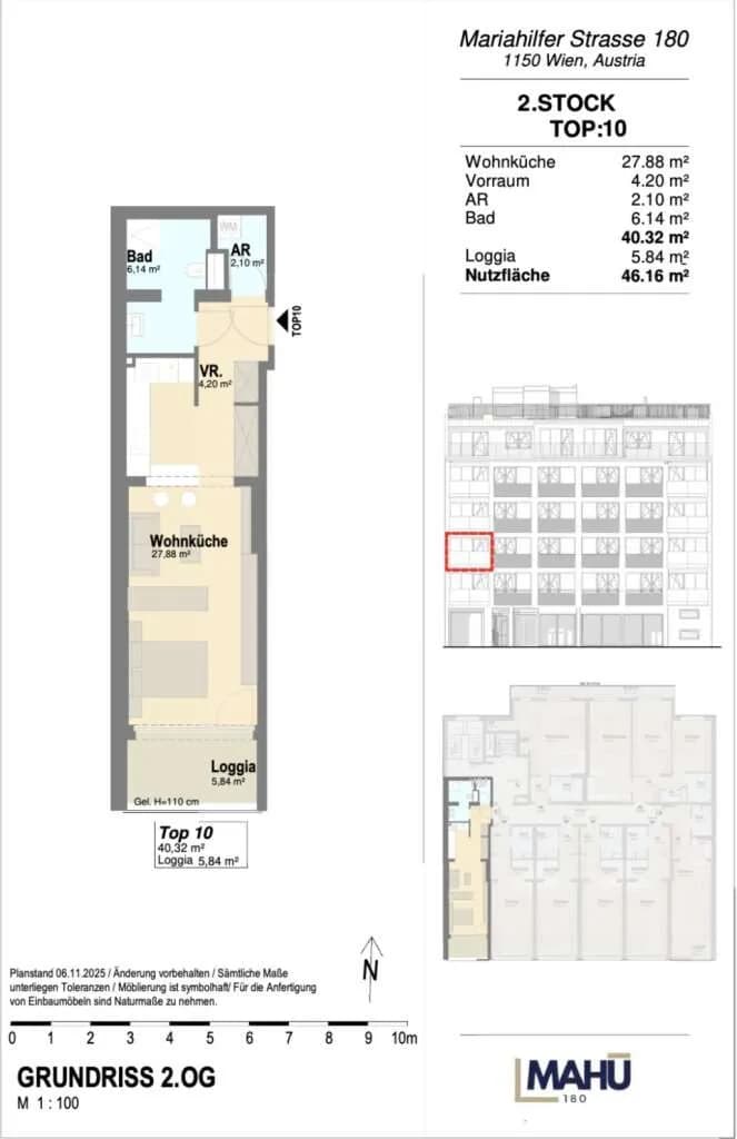 1-Zimmer-Wohnung kaufen in Wien – 40,32 m², € 284.394 – Bild 12 von 12