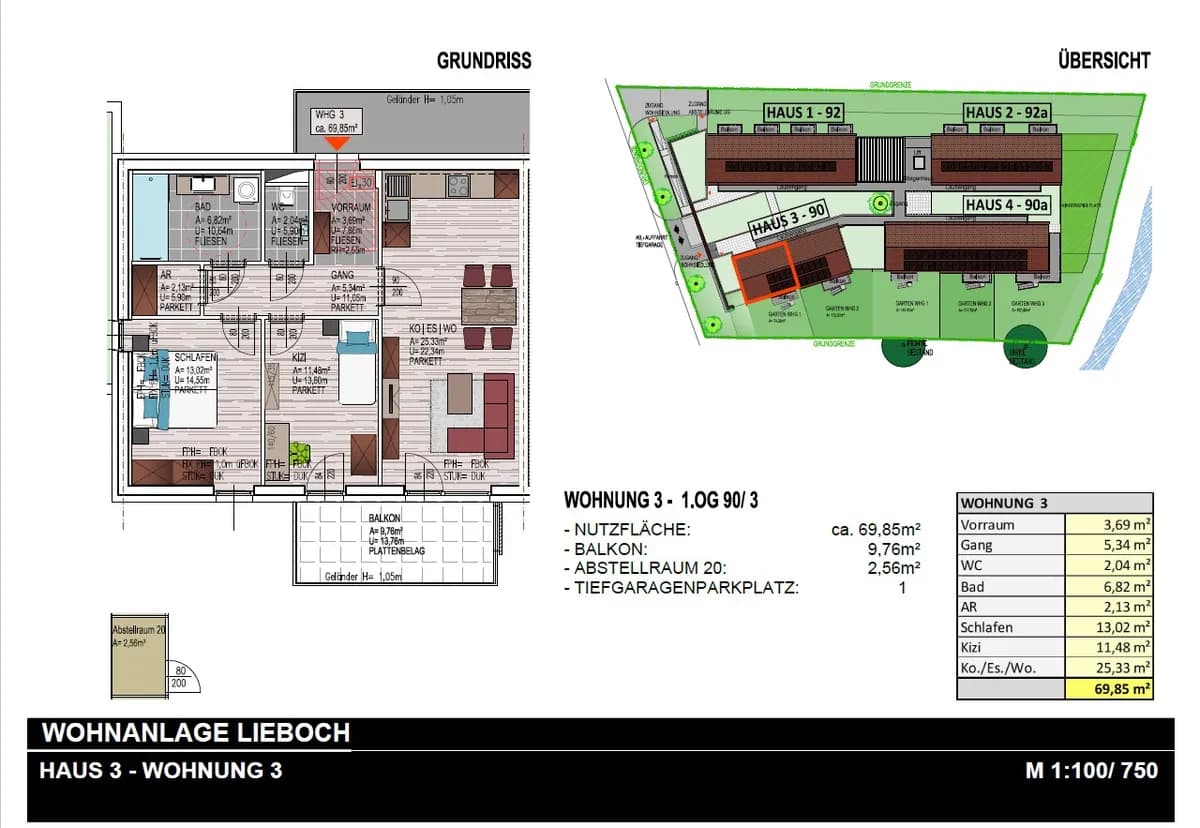 3-Zimmer-Wohnung kaufen in Graz-Umgebung – 69,85 m², € 216.500 – Bild 36 von 51