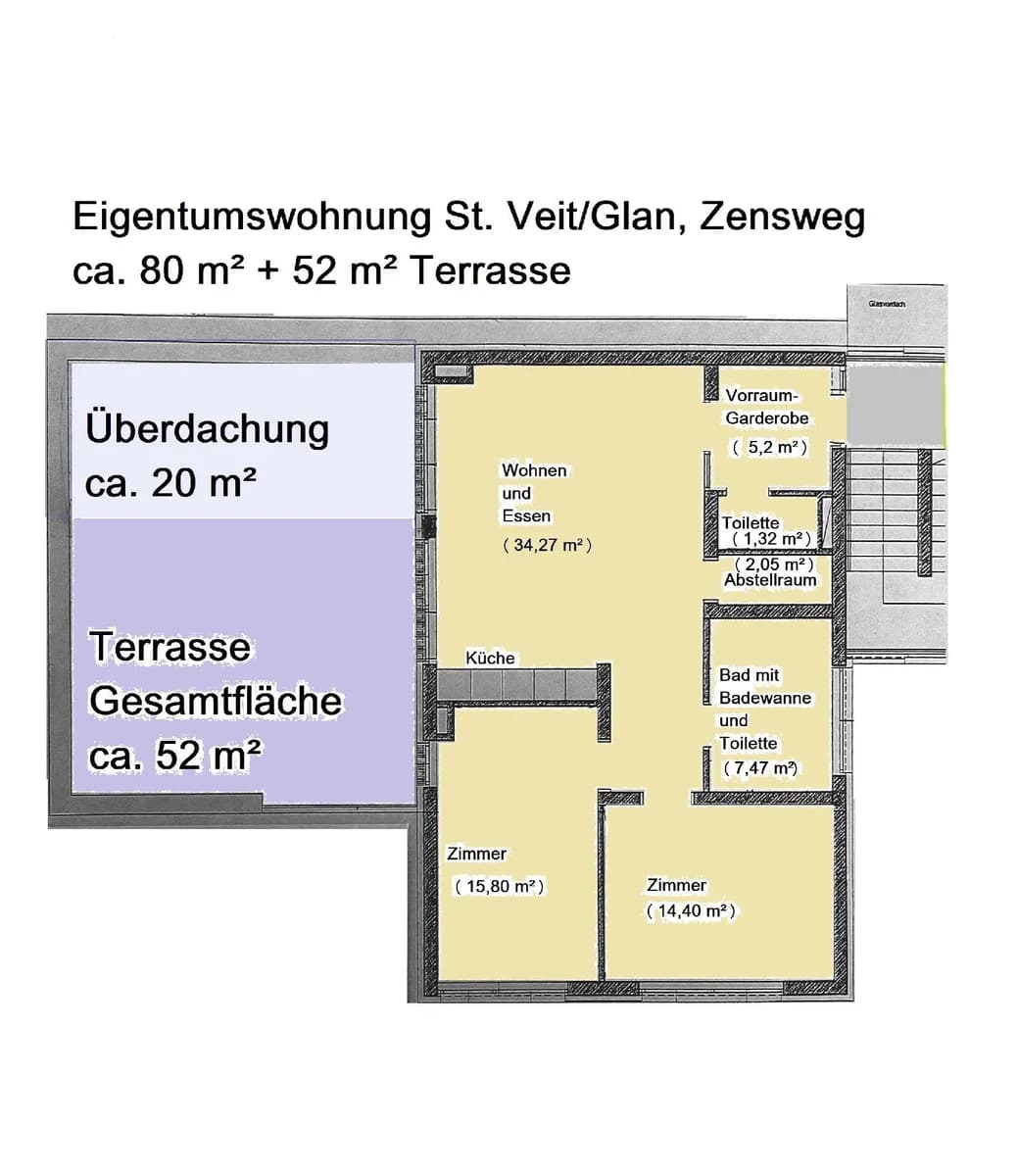 3-Zimmer-Wohnung kaufen in Sankt Veit an der Glan – 81 m², € 379.000 – Bild 13 von 14
