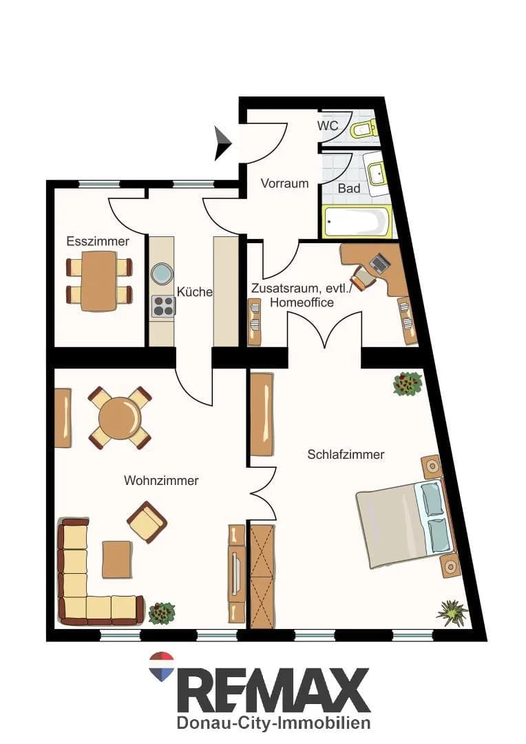 4-Zimmer-Wohnung mieten in Wien – 85,8 m², € 1.086 – Bild 15 von 16