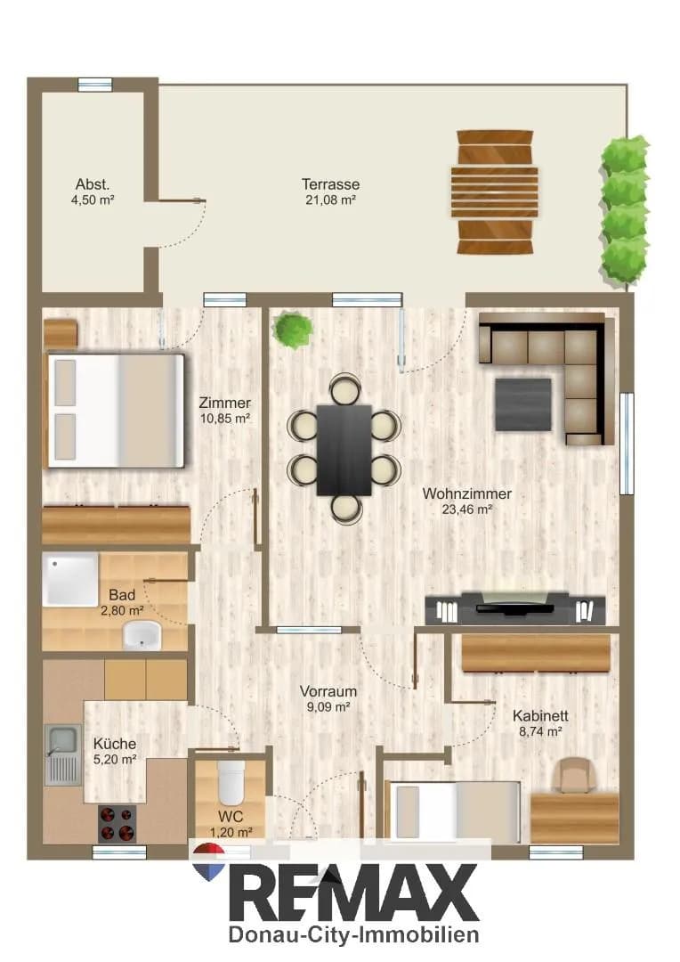 3-Zimmer-Immobilie kaufen in Eisenstadt - Umgebung – 66 m², € 79.000 – Bild 14 von 15
