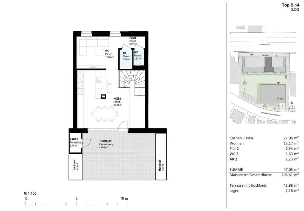 3-Zimmer-Wohnung kaufen in Vöcklabruck – 106,48 m², € 533.200 – Bild 13 von 17