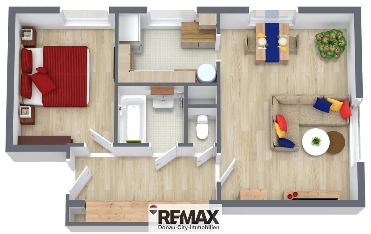 2-Zimmer-Wohnung kaufen in Wien – 49 m², € 170.000 – Bild 7 von 9