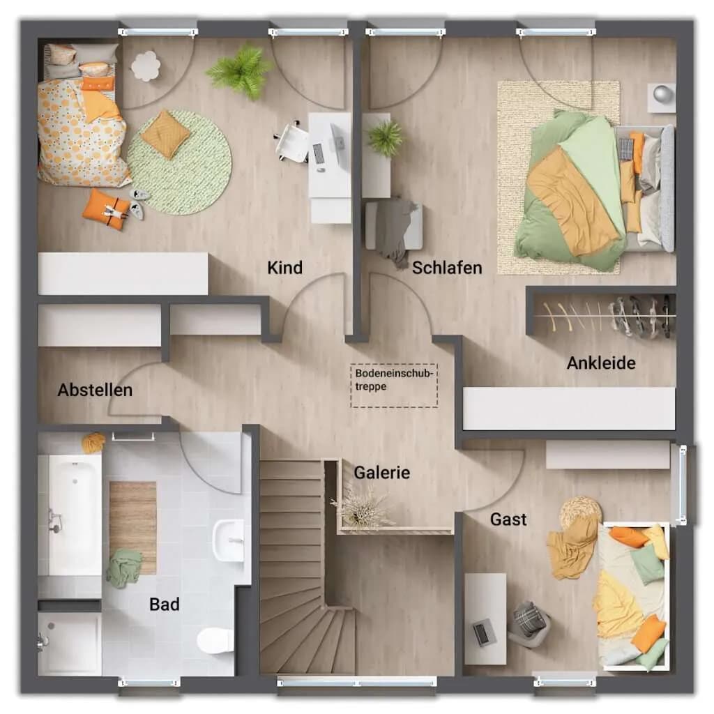 4-Zimmer-Haus kaufen in Mistelbach – 150 m², € 374.490 – Bild 5 von 5