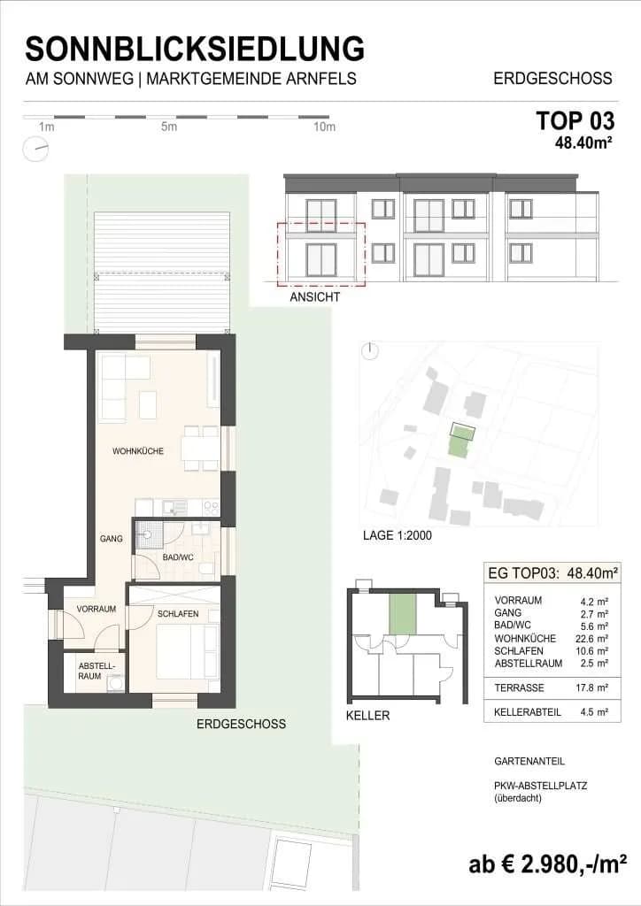 3-Zimmer-Wohnung kaufen in Leibnitz – 59,4 m², € 193.050 – Bild 20 von 28