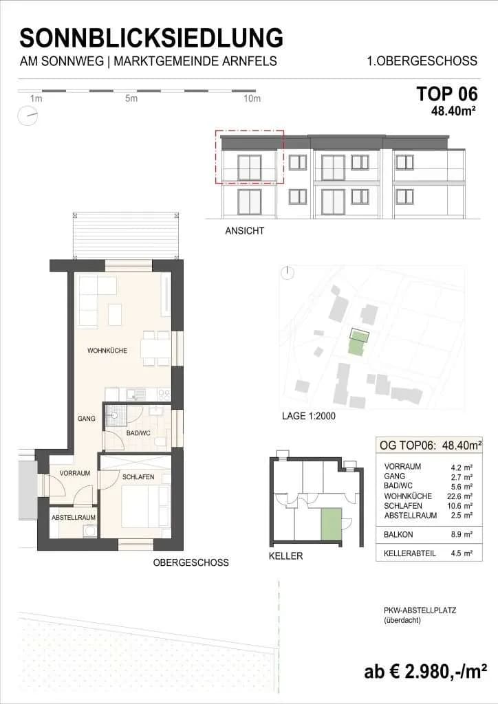 3-Zimmer-Wohnung kaufen in Leibnitz – 59,4 m², € 193.050 – Bild 23 von 28