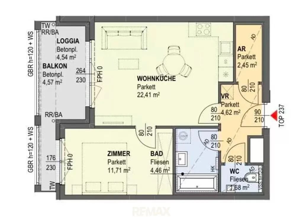 2-Zimmer-Wohnung kaufen in Wien – 51,87 m², € 415.000 – Bild 28 von 40