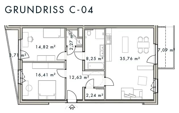 3-Zimmer-Wohnung kaufen in Zell am See – 92,3 m², € 795.000 – Bild 11 von 12