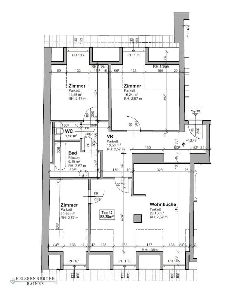 4-Zimmer-Wohnung kaufen in Graz – 88,28 m², € 349.000 – Bild 21 von 21