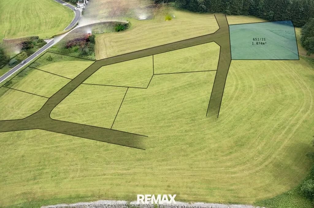 Grundstück kaufen in Amstetten – 1 074 m², € 205.000 – Bild 2 von 5