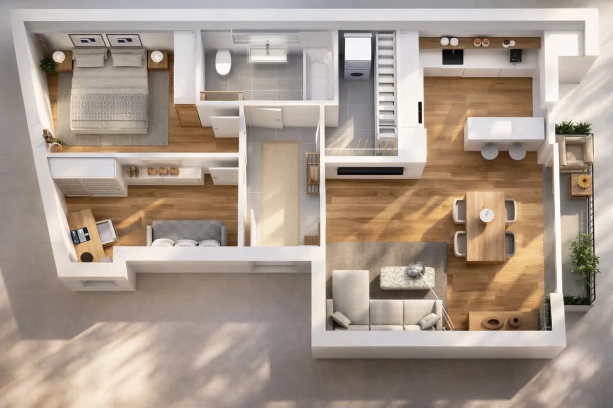 2-Zimmer-Wohnung kaufen in Graz – 68,48 m², € 269.000 – Bild 2 von 9