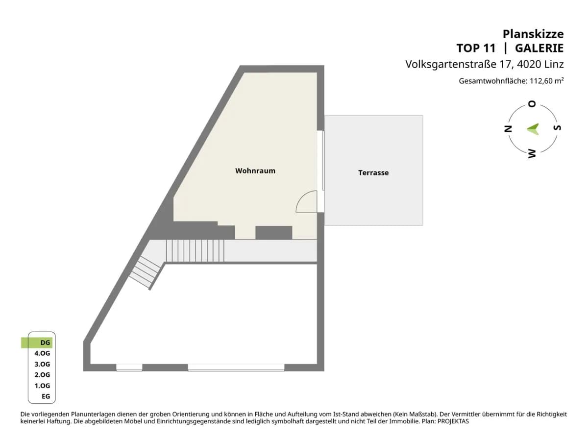 3-Zimmer-Wohnung mieten in Linz – 112,6 m², € 1.371 – Bild 16 von 16