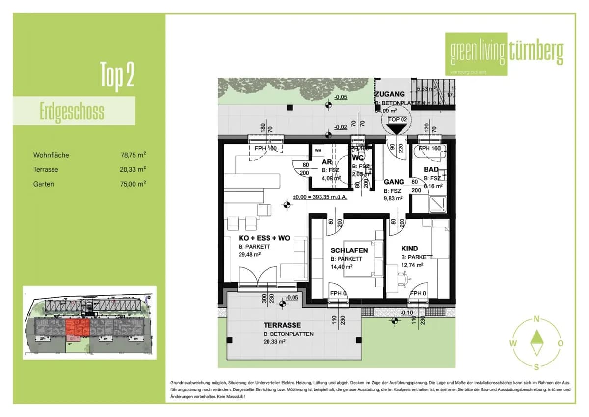 3-Zimmer-Wohnung kaufen in Freistadt – 79,04 m², € 338.000 – Bild 16 von 16