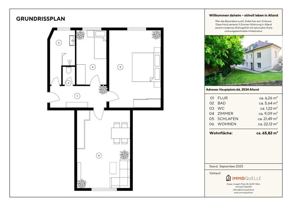 3-Zimmer-Wohnung kaufen in Baden – 65,82 m², € 195.000 – Bild 14 von 14