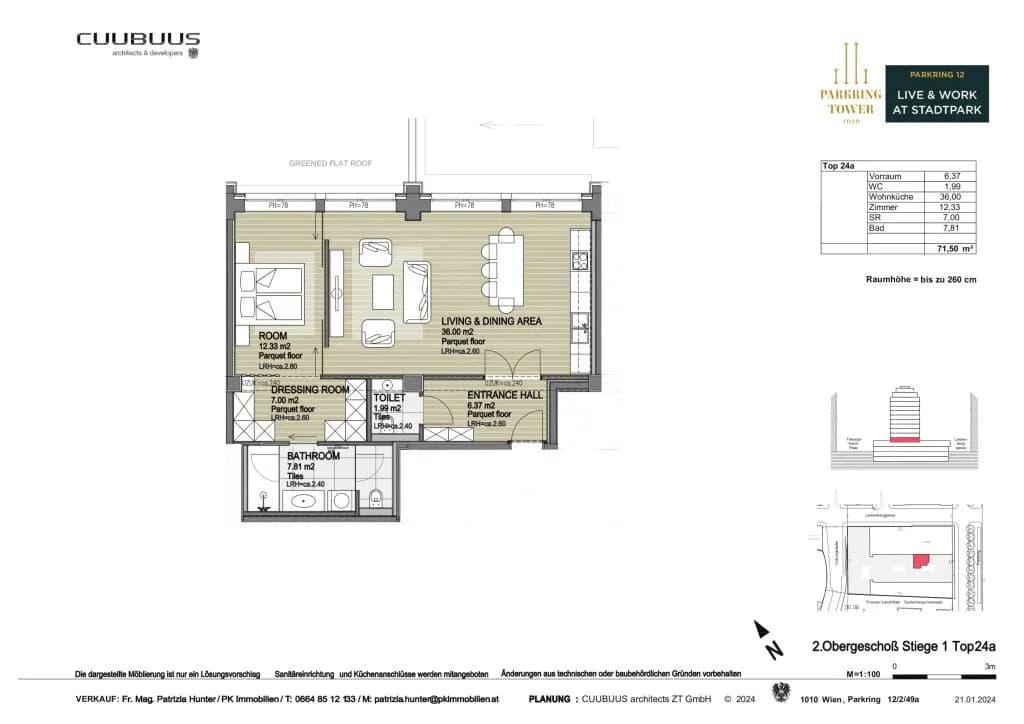 2-Zimmer-Wohnung kaufen in Wien – 71 m², € 1.573.000 – Bild 10 von 10