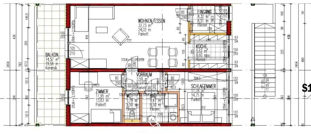 3-Zimmer-Wohnung mieten in Südoststeiermark – 75,8 m², € 921 – Bild 20 von 20