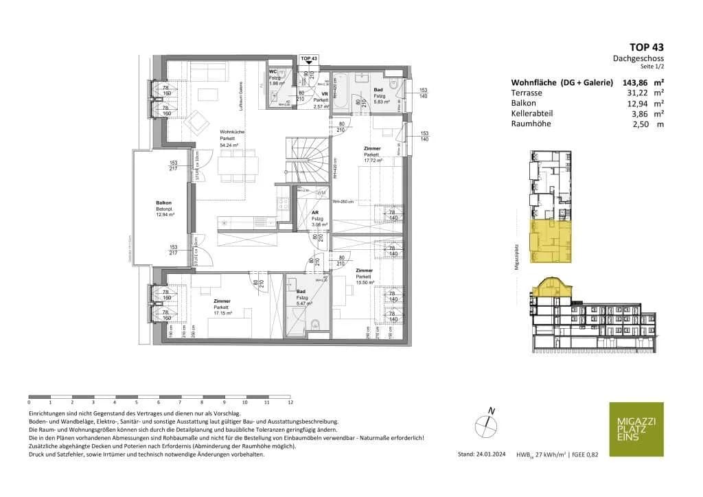 4-Zimmer-Wohnung kaufen in Wien – 143,86 m², € 1.426.000 – Bild 11 von 14