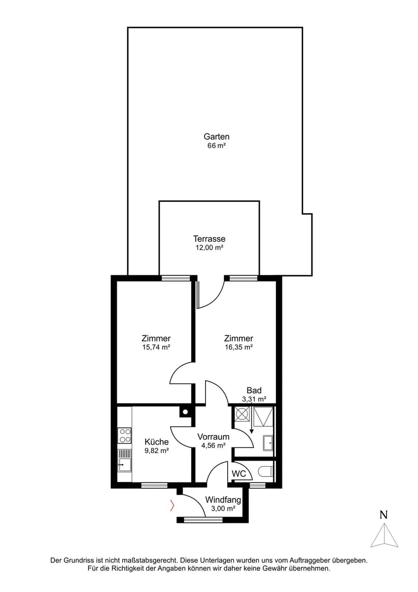 2-Zimmer-Wohnung kaufen in Graz – 54 m², € 175.000 – Bild 9 von 9