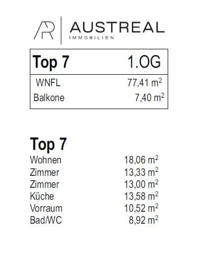 3-Zimmer-Wohnung kaufen in Wien – 77,41 m², € 485.000 – Bild 3 von 25