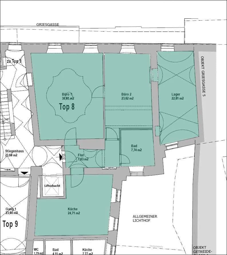 Gewerbeimmobilie mieten in Salzburg Stadt – 124 m², € 1.956 – Bild 6 von 6