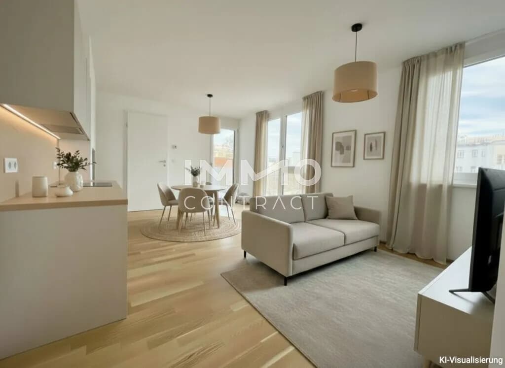 2-Zimmer-Wohnung kaufen in Wien – 48,25 m², € 320.100 – Bild 4 von 11