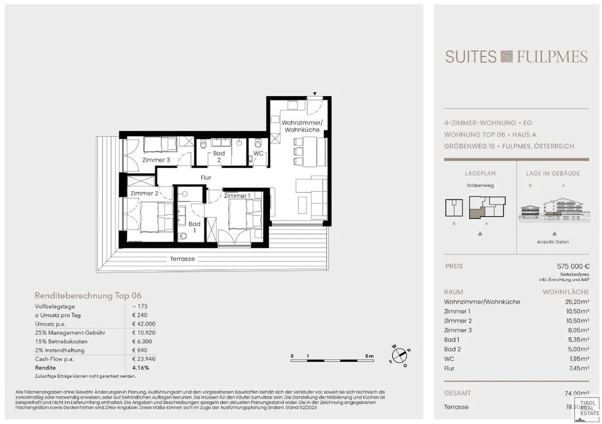 3-Zimmer-Wohnung kaufen in Innsbruck-Land – 72,15 m², € 510.000 – Bild 34 von 37