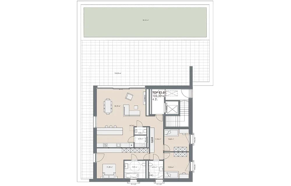 4-Zimmer-Wohnung kaufen in Kitzbühel – 123,2 m² – Bild 10 von 10