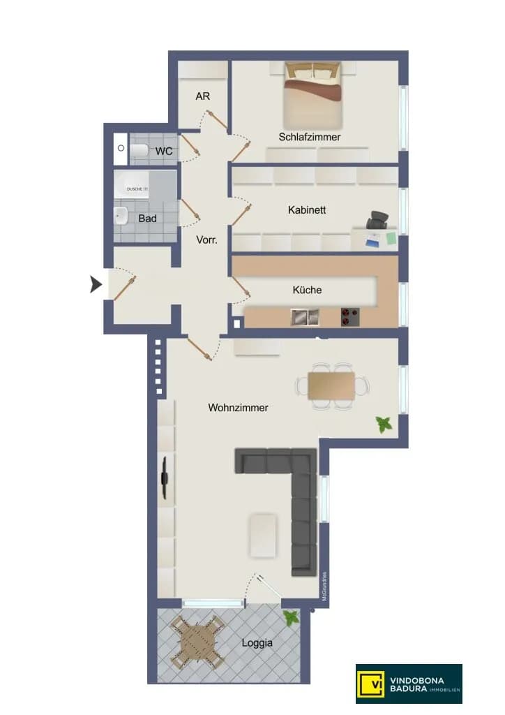 3-Zimmer-Wohnung kaufen in Wien – 88,53 m², € 310.000 – Bild 9 von 9