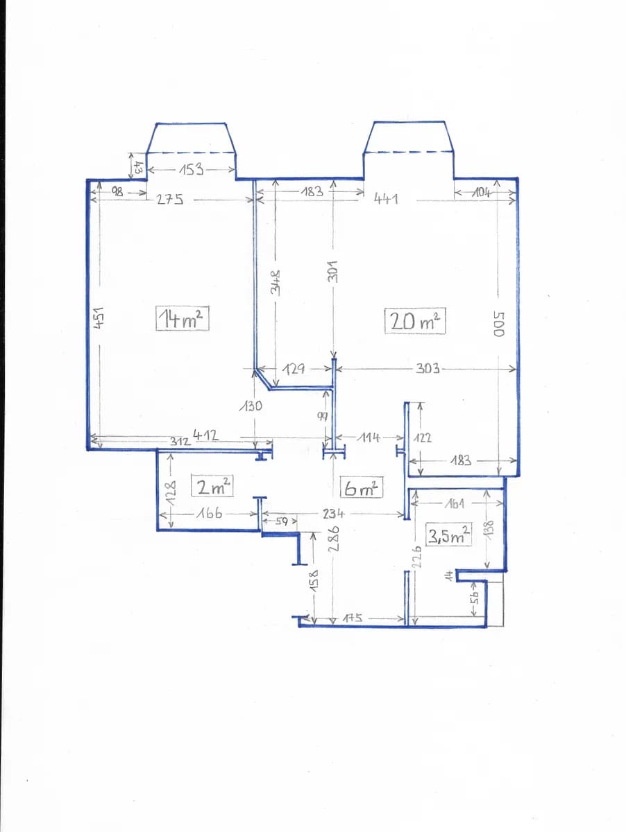 2-Zimmer-Wohnung mieten in Wien – 45 m², € 550 – Bild 2 von 6
