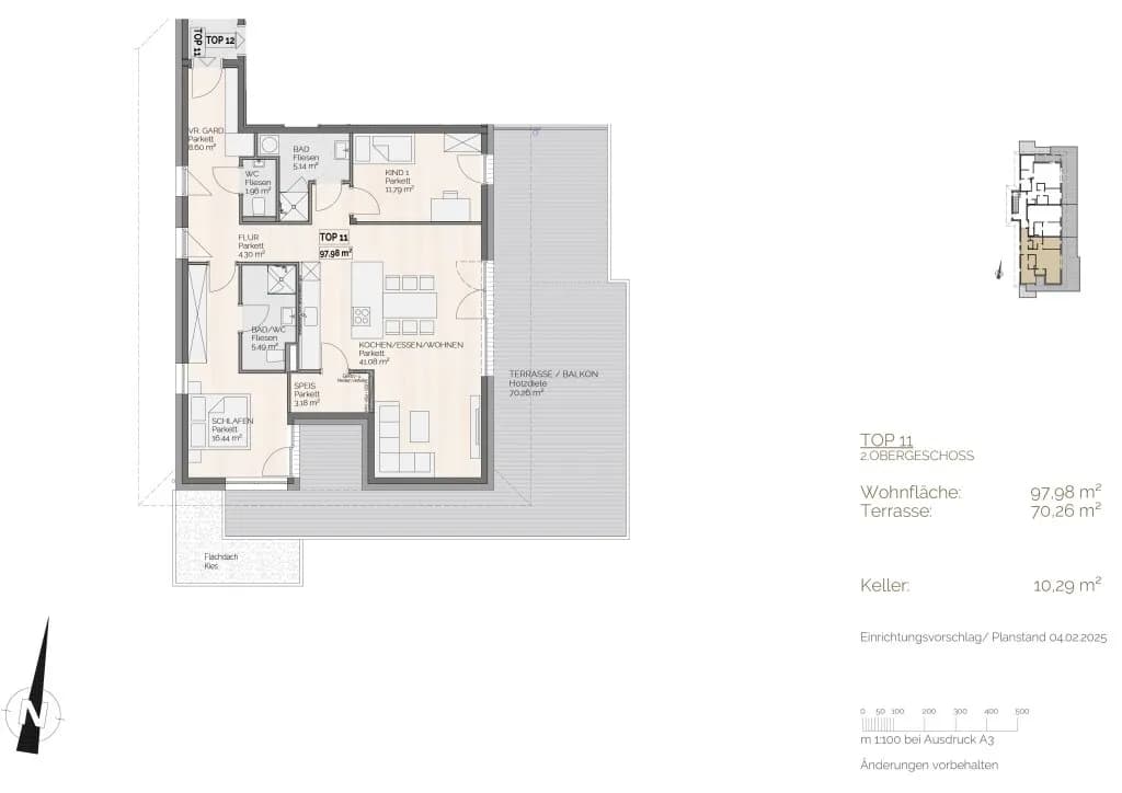3-Zimmer-Wohnung kaufen in Vöcklabruck – 97,98 m², € 572.500 – Bild 2 von 11